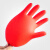 东方红 橡胶手套工业耐酸碱手套防水双层乳胶手套 红白*3双L
