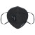 名典上品 活性炭口罩 KN95防雾霾防尘 M950VC黑色 25只/盒 工业口罩耳带折叠带阀防寒保暖【可定制】