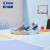 乔丹QIAODAN商场同款儿童篮球鞋男童鞋子2023夏季新款大童网面运动鞋 联合蓝/丹橘色 35码