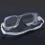 软边风镜喷漆防尘眼镜透明玻璃镜片防风防沙防灰尘打磨劳保护目镜 黑海绵彩色护目镜(看东西透明)