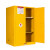 艾科堡工业安全柜GA/T73双锁双控化学腐蚀品存放易制毒防爆柜 90加仑 黄色