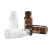 Titan 泰坦2mL棕色样品瓶 9-425螺口 带书写处带刻度 11.6×32mm 经济硼硅玻璃   02041214  1盒（100个）