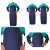 亿汀 33-8036 雄蜂王海军蓝护胸围裙91cm长定制 定制品图片仅供参考单位条