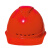 海棠 V型安全帽 ABS材质 红色