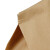 铸固 打包袋食品袋面包袋 方底牛皮纸袋包装一次性黄皮纸袋 (100个)  防油21.5*12*7