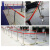 加厚不锈钢护栏 2米线隔离带栏杆座 排队柱 警戒围栏一米线伸缩带 2米咖啡色（下单是一件 2件起可以用）
