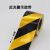 惠利得 地板工程交通警示线PET汽车贴广告标示警示胶带黑黄斜纹反光胶带 黄20cm*45.7米