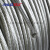 304不锈钢编织圆管加密高温金属套管加热圈线保护套蛇皮管网管 内径8MM1米