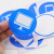 稳斯坦 （5个装）桌面物品定位贴定位标志标识6S5S蓝色办公规范标签标志 10*10cm 键盘 W542