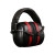 冰禹 BYlj-66 加强隔音耳罩 防噪音耳机射击睡眠学习静音工业耳罩 架子鼓防护耳机罩 红色
