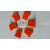 定制LC双纤防尘尾塞,光模块防尘塞,SFP防尘塞,光纤防尘塞定制 桔红色 SFPS-2-005