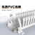 PVC线槽阻燃电柜线槽电线明装线槽配电柜工业走线槽灰色塑料线槽 80高*40宽 加厚(一根2米)