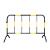 京铣铁马护栏 临时施工围栏 市政护栏 道路施工护栏隔离栏公路护栏铁马围栏 1.2*2米片式不锈钢