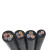 敏达(minda) YC3*10+2*6平方 电线电缆 国标重型橡套电缆 3+2芯多股软橡套线缆 黑色100米/盘GN