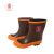 安全牌 ZX040 绝缘靴 40kv高压电工电力防触电半筒雨靴 橙棕色 39码