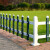 鸣固 栅栏草坪护栏pvc塑钢 户外花园草地物业绿化园林篱笆护栏 四色混合（60cm高）1米价