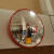 京铣室外室内道路转弯广角镜凹凸镜交通反光镜球面镜超市防盗镜 45CM（黑背）