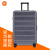 小米（MI）行李箱男女大容量拉杆箱防刮旅行箱耐磨耐用密码箱 灰色 24英寸