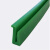 链板耐磨条平面PE垫条绿色衬条摩擦条矩形K型L型U型输送带衬条 ZK-23绿色耐磨条