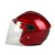 朋安 电动车头盔 电瓶车安全帽 四季款保暖安全防护头盔半盔 带尾灯 红色