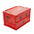 定制纸箱人TRUSCO折叠阿楞纸盒人DANBOARD车载储物收纳工具箱 50L红色阿楞 储物箱所有款式