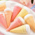 伊高（Erko） 棉花糖冰激凌甜筒冰淇淋雪糕杯结婚喜糖散装糖果综合水果味500g