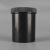 稳斯坦 WLL0242 加厚塑料瓶广口油墨罐 大口直立桶 密封罐 500ML黑色