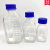 100ml250ml500ml1000ml棕色 透明方瓶蓝盖瓶方形玻璃瓶蓝盖试剂瓶 透明1000ml方瓶