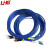 LHG 铠装光纤跳线 LC-SC 单模双芯 蓝色 15m LC/SC