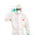 坤泽尔K1500一次性无纺布防护服 连体带帽防尘透气 实验室农药喷洒喷漆工作服白色 K1500 1件 L