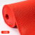 久匀 JQC-40 加厚镂空防滑垫 网眼PVC塑料脚垫门垫 厂房大厅走廊门口 防水防滑摔 红色加密加厚5mm*1.8米*1米