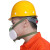 钧道汇301防尘口罩 海绵口罩 水泥防尘面具 防护口罩 绿色301袋装口罩
