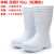 EVA超轻泡沫雨靴卫生靴厨房耐油耐酸碱高筒靴子防滑水鞋 单鞋-高筒818白 标准尺码 37/38
