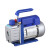 鸣固 旋片式气泵单双级小型真空泵 冷柜空调制冷用真空泵 RS-1单级泵加两手轮双表