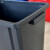 简厚 新款分类摇盖垃圾桶商用物业室内外塑料大号垃圾箱垃圾桶 深灰色35L