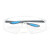 霍尼韦尔 Honeywell S300A系列  300110 蓝架防护眼镜 防雾防刮擦骑行眼镜 防冲击飞溅物实验眼镜