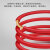 创优捷 电线 BV2.5平方 红色 100米 国标 电缆铜线 单芯硬线