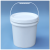 曦润 塑料桶带盖小水桶冰粉用桶5L10升酱料分装密封桶冰激凌桶 5L-透明
