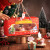 德立 圣诞立体纸杯雪人姜饼人耐高温机制杯平安夜卡通烘焙蛋糕杯盒 惊喜麋鹿老人纸杯混装（50只）