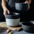 雅空复古创意陶瓷米饭吃饭家用泡面汤碗沙拉日式菜盘子餐具 a02