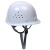诺瑞斯安 安全帽工地 免费印字 国标V型ABS 建筑工程 电力施工 领导监理  劳保 工人头盔 定制 圆形透气白色
