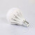 酥霖照明  节能灯LED塑料球泡灯3W 仿陶瓷E27正白光含包装（10个装）