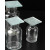 化学物理实验室气体收集使用方便耐用透明度高磨砂瓶口带毛玻璃片玻璃容器集气瓶广口 250ml（400个）