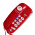 中诺宝泰尔K026电话机小分机宾馆挂机可挂墙铃声可调定制HXM3192 K026大红色