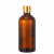 玻璃分装瓶空瓶液体精油小酒瓶密封小样品瓶子药水瓶定制LOGO便携 30ml茶色（平顶内塞）