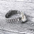 精工（SEIKO）手表 日本原装进口SEIKO5号系列盾牌简约间金白盘钢带自动机械女表SYMH17J1