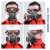 安爽利（ASL）防毒口罩KN95防尘面具带防雾护目镜 喷漆油漆打磨 8200防毒尘 专用滤毒盒*4个 