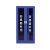 艾科堡 AIKEBAO 防爆器材柜 蓝色 1800*900*400消防物资柜 可定制AKB-QCG-18