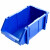 纳仕徳 C5# 加厚组立式零件盒 斜口螺丝收纳盒 货架整理箱 五金元件盒零件盒工具盒 蓝色330x220x140