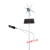 户外风能一体化路灯风光互补6米7米8米led风力发电道路路灯 8米200瓦风机60瓦光源
